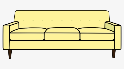 Cartoon Couch Transparent Background, HD Png Download, Transparent PNG