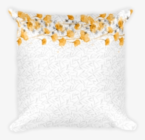 Yellow Pillow With Pattern, HD Png Download, Transparent PNG