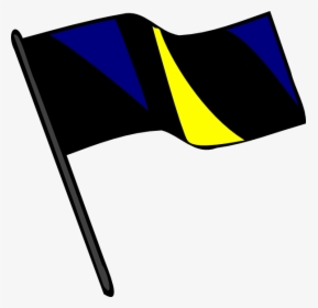 Color Guard Flag Vector Clipart , Png Download - Color Guard Flag Clip Art, Transparent Png, Transparent PNG