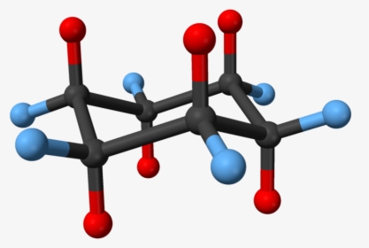 Cyclohexane Chair Colour Coded 3d Balls - Cyclohexane Chair Conformation, HD Png Download, Transparent PNG