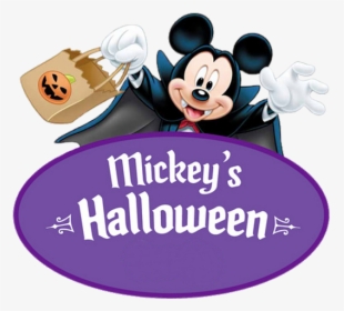 Mickey S Halloween Logo - Disneyland Halloween Party Mickey Ad, HD Png Download, Transparent PNG