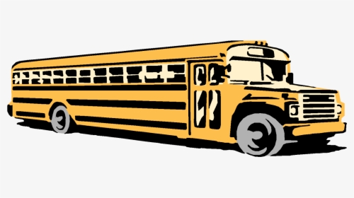 Driving Clipart Yellow School Bus - School Bus Clip Art, HD Png Download, Transparent PNG