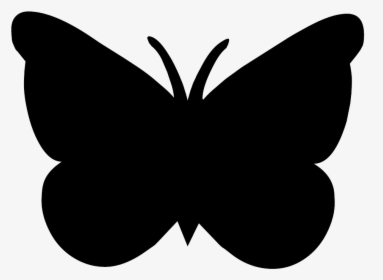 Download Simple Butterfly Silhouette Clipart, HD Png Download ...