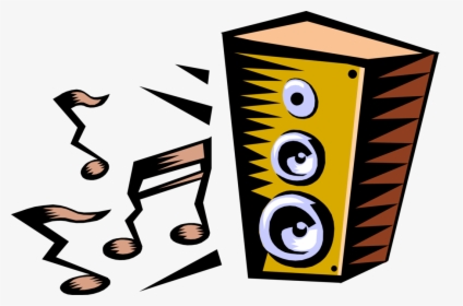 Vector Illustration Of Home Entertainment Stereo Speaker, HD Png Download, Transparent PNG