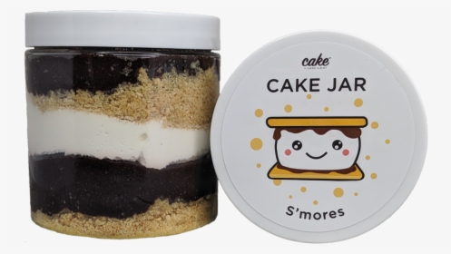 S Mores Cake Jar - Pudding, HD Png Download, Transparent PNG
