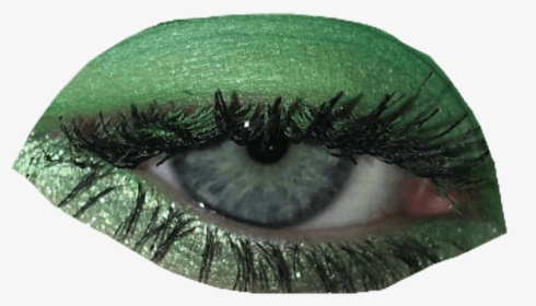 Png - Aesthetic Green Eye Makeup, Transparent Png, Transparent PNG