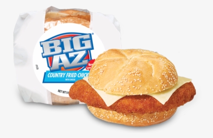 Big Az Chicken Sandwich With Cheese - Big Fried Chicken Sandwich, HD Png Download, Transparent PNG
