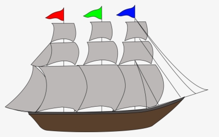 Galleon - Sail Ship Clip Art, HD Png Download, Transparent PNG