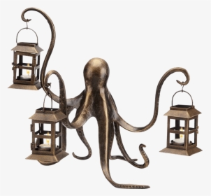Hanging Lanterns Octopus - Octopus Lantern, HD Png Download, Transparent PNG