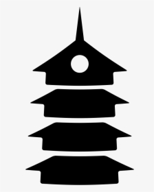 Japanese Pagoda - アイコン 寺, HD Png Download, Transparent PNG
