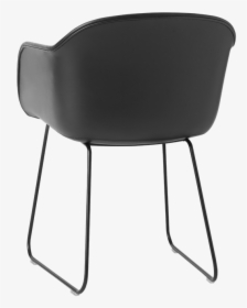 Fiber Chair Black Sled Base Muuto, HD Png Download, Transparent PNG