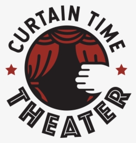 Curtain Time Theater Logo - Emblem, HD Png Download, Transparent PNG