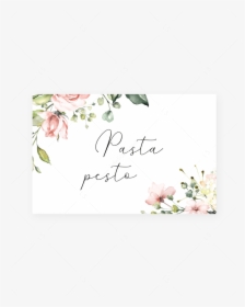 Floral Food Cards Templates By Littlesizzle   Class - Greeting Card, HD Png Download, Transparent PNG