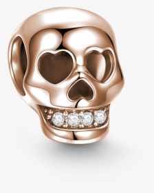 Rose Gold Skull - Silver, HD Png Download, Transparent PNG