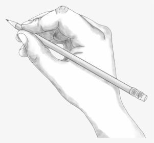 Transparent Hand Holding Pencil Png - Main Qui Dessine Png, Png Download, Transparent PNG