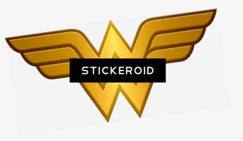 Wonder Woman Logo Metallic - Wonder Woman, HD Png Download, Transparent PNG