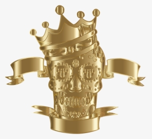 Sugar Skull King Gold - Trophy, HD Png Download, Transparent PNG