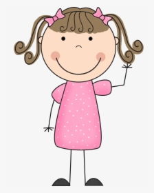 Ghost Clipart Girly - Scrappin Doodles Clip Art Girl, HD Png Download, Transparent PNG