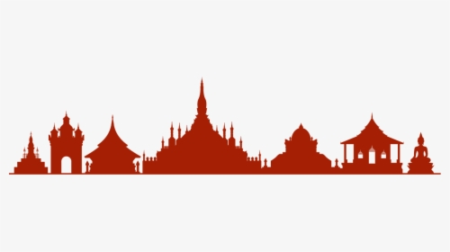 Lao Temple Silhouette, HD Png Download, Transparent PNG