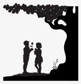 Silhouette Significant Other Poster - Couple Poster All Black, HD Png Download, Transparent PNG