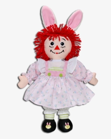 2004 Easter Raggedy Ann Rag Doll - Bunny Ears Are Removeable - Raggedy Ann, HD Png Download, Transparent PNG