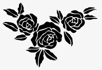 23 Ramo Rosas-2 - Трафарет Цветы Розы, HD Png Download, Transparent PNG