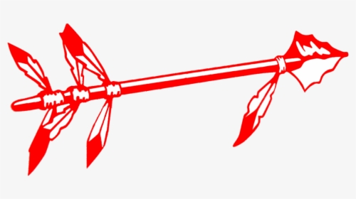 Red Spear Cut Free Images At Clkercom Vector Clip Art - Native American Archer Clipart, HD Png Download, Transparent PNG