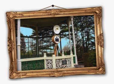 Booth In Frame - Picture Frame, HD Png Download, Transparent PNG