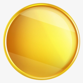 Empty Gold Coin - Plain Gold Coin Png, Transparent Png, Transparent PNG