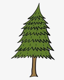 Cartoon Tree 5 - Christmas Tree, HD Png Download, Transparent PNG