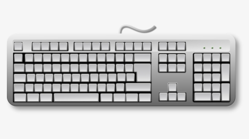 Public Domain Clip Art - Blank Keyboard Clipart, HD Png Download, Transparent PNG