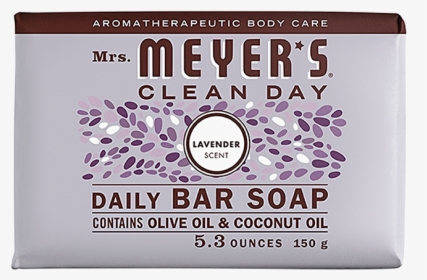 Mrs Meyers Lavender Daily Bar Soap - Bar Soap, HD Png Download, Transparent PNG