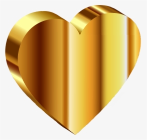 Heart Of Gold Png, Transparent Png, Transparent PNG