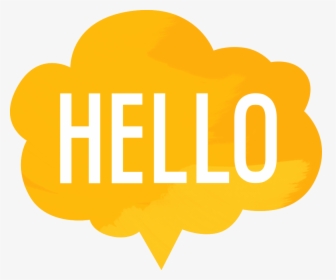 Hello-yellow - Hello Png, Transparent Png, Transparent PNG