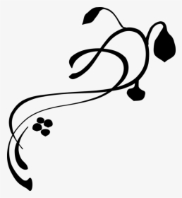 Vine Silhouette Png - Vines Black And White, Transparent Png, Transparent PNG