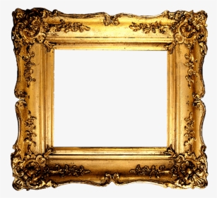 Vintage Gold Frame Transparent Png, Png Download, Transparent PNG