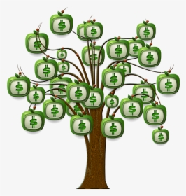 Tree Png Transparent Image - Green Money Tree Png, Png Download, Transparent PNG