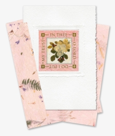 Pink Square-framed Viola Scripture Card Image - Greeting Card, HD Png Download, Transparent PNG