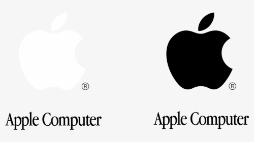 Apple Logo Black And White - Apple, HD Png Download, Transparent PNG
