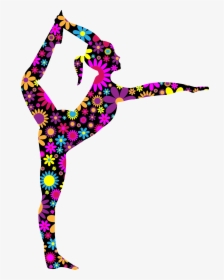Ballet Dancer Silhouette Stretching Clip Art - Clipart Dancing Silhouette, HD Png Download, Transparent PNG