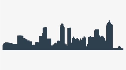 Clip Art Skyline Silhouette Drawing Transprent - Atlanta City Skyline Png, Transparent Png, Transparent PNG
