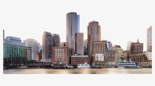 Transparent Boston Skyline Png - Transparent Gif Png City, Png Download, Transparent PNG