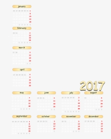 Calendar Template Png - Colorfulness, Transparent Png, Transparent PNG