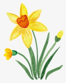 Little Watercolour Watercolor Cinnamon Rabbit Flowers - Watercolour ...