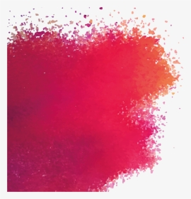 Hot Pink Watercolour , Png Download - Red Watercolour Splatter Background, Transparent Png, Transparent PNG