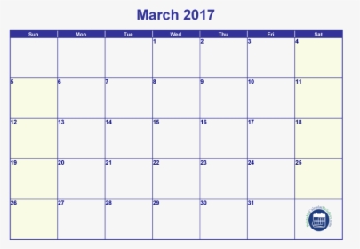 Clipart Calendar April 2017 - November Calendar 2019 Pdf, HD Png Download, Transparent PNG