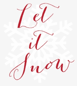 Let It Snow White Snowflake Clipart Transparent Background - Snowflake Png, Png Download, Transparent PNG