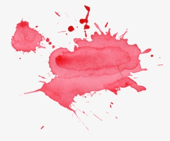 Image Result For Watercolour Splash Transparent Background - Red Watercolor Splash Png, Png Download, Transparent PNG