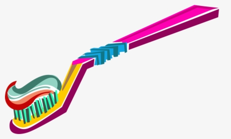 Vector Illustration Of Oral Hygiene Toothbrush For - Toothbrush, HD Png Download, Transparent PNG