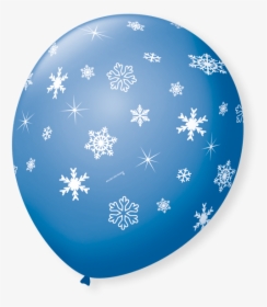 Balão Com Floco De Neve, HD Png Download, Transparent PNG